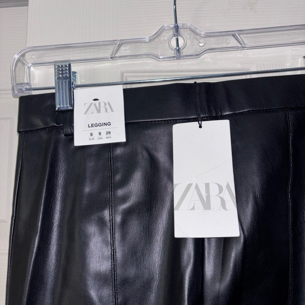 Zara Black Leather Women’s Dress Pants